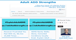 Desktop Screenshot of adultaddstrengths.com